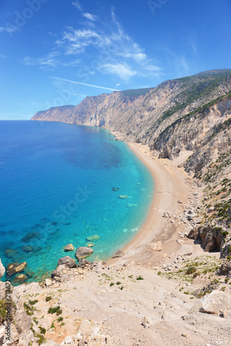 Platia Amos beach, Kefalonia, Greece,