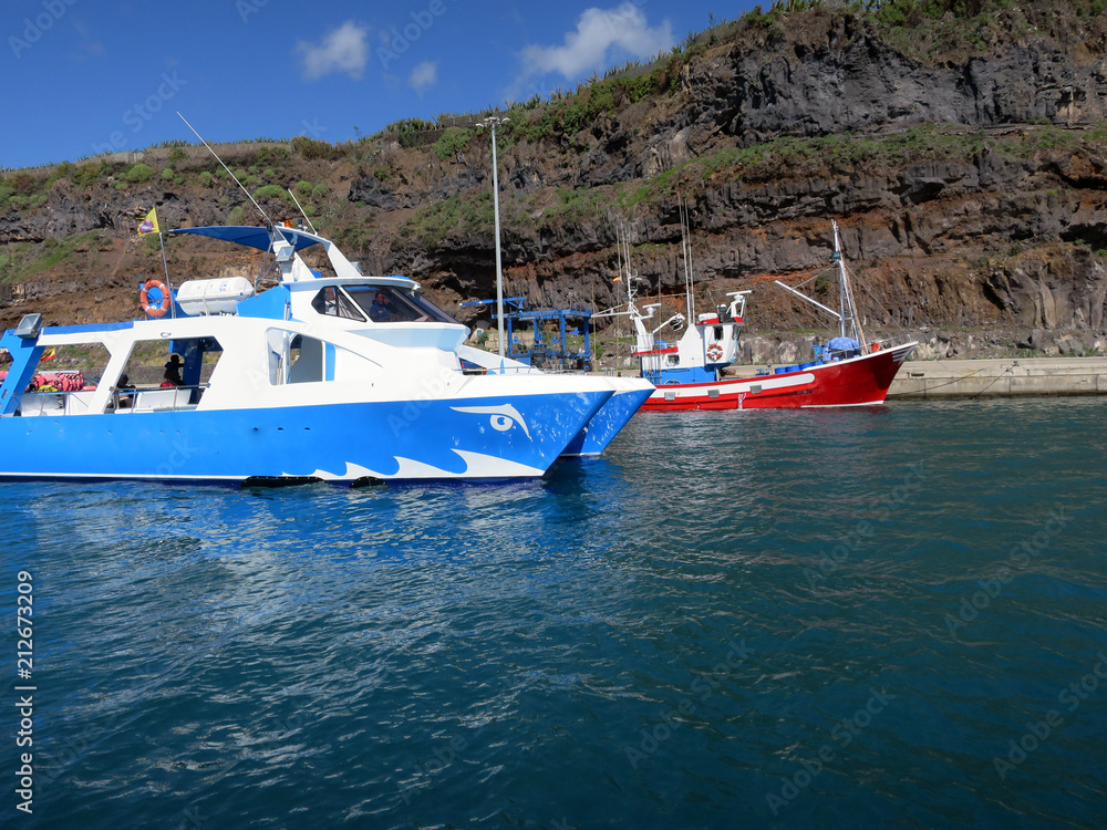 Fototapeta premium Hafen Puerto de Tazacorte