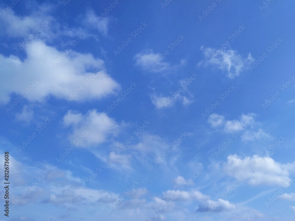 爽やかな夏空