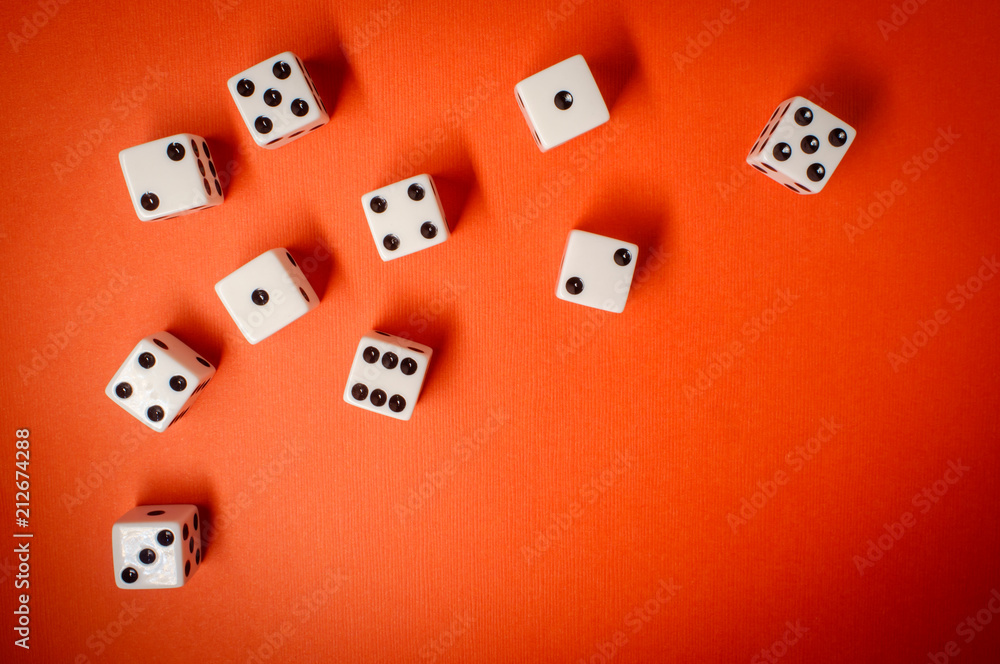 Dice Colorful Background Dice Colorful Background
