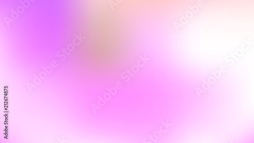 Blurry Fairytale Holographic Vector Background. Dreamy Noble Pink, Purple Mesh Gradient Overlay. Fantasy Holographic Iridescent Defocused Wallpaper. Cute Cosmic Horizontal Card or Banner Background.