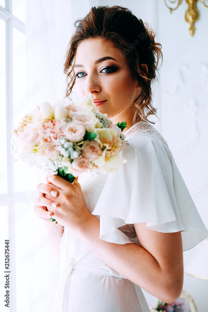 Bridal morning. Getting ready for the wedding ceremony. Bridal morning. Getting ready for the wedding ceremony.