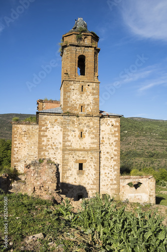 Treguajantes de Cameros village in La Rioja province, Spain