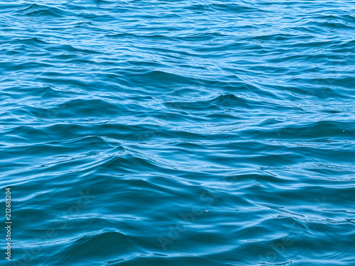 blue Lake Michigan rippled water surface