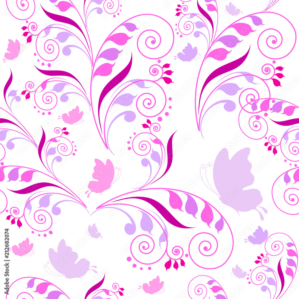 beautiful pink butterflies, isolated on a white beautiful pink butterflies, isolated on a white