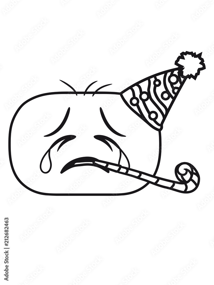 gesicht geburtstag feiern party spaß kopf traurig weinen heulen tränen