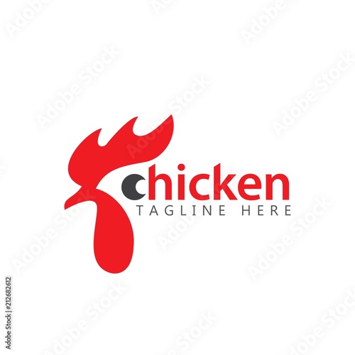 Chicken Company Logo Vector Template Design Illustration