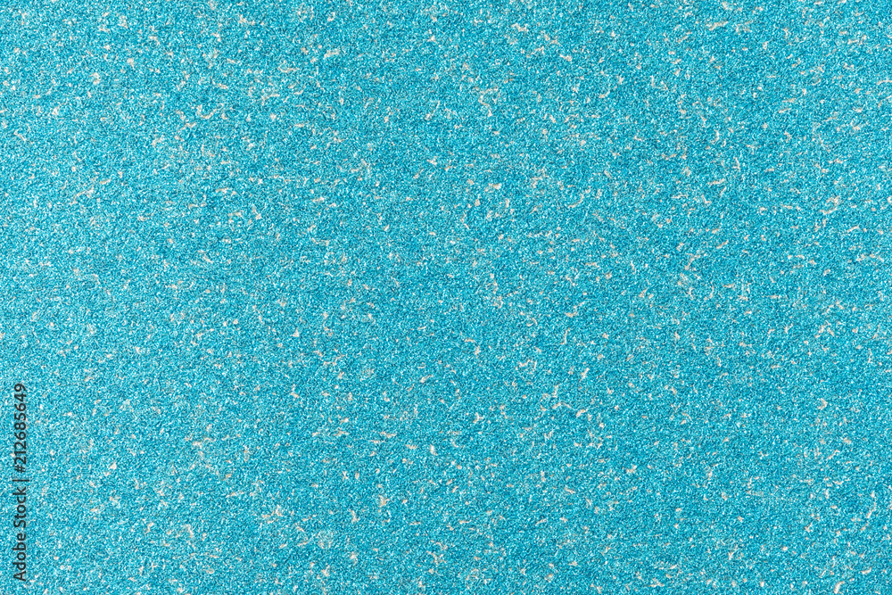 turquoise sparkling glitter texture background.holiday festive backdrop.