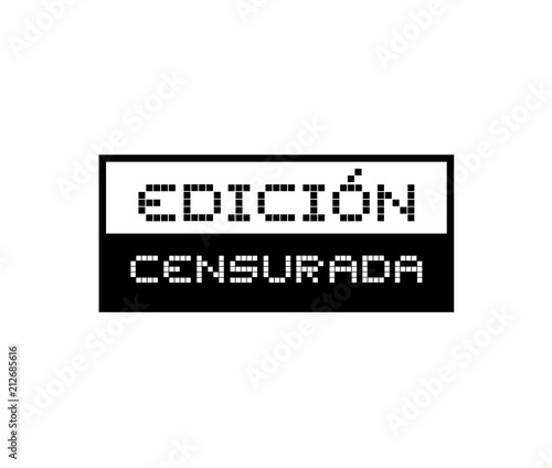 censored edition message in spanish