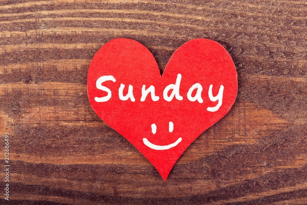 Sunday. Sunday.