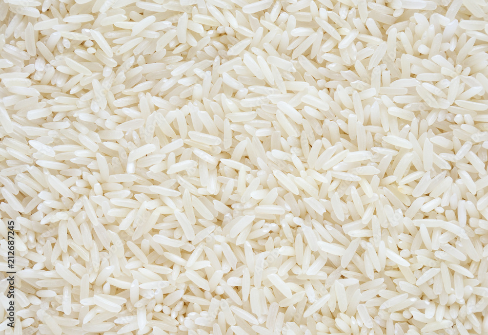 Thailand Jasmine rice texture background close up Thailand Jasmine rice texture background close up