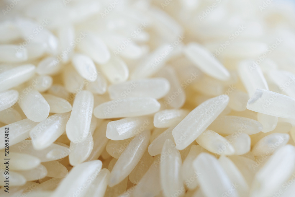 Thailand Jasmine rice texture background close up Thailand Jasmine rice texture background close up