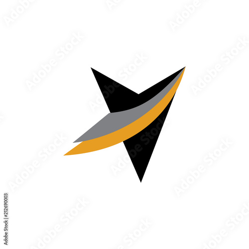 letter v logo vector