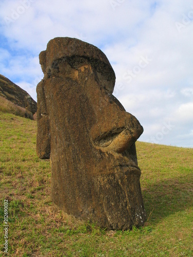 Moais de Isla Pascua, Rapa Nui, Chile. Patrimonio de la Humanidad