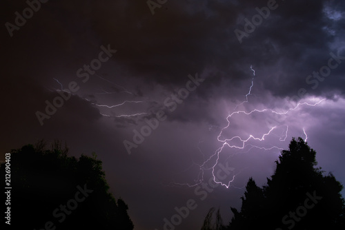 Storm Lightning Landscape