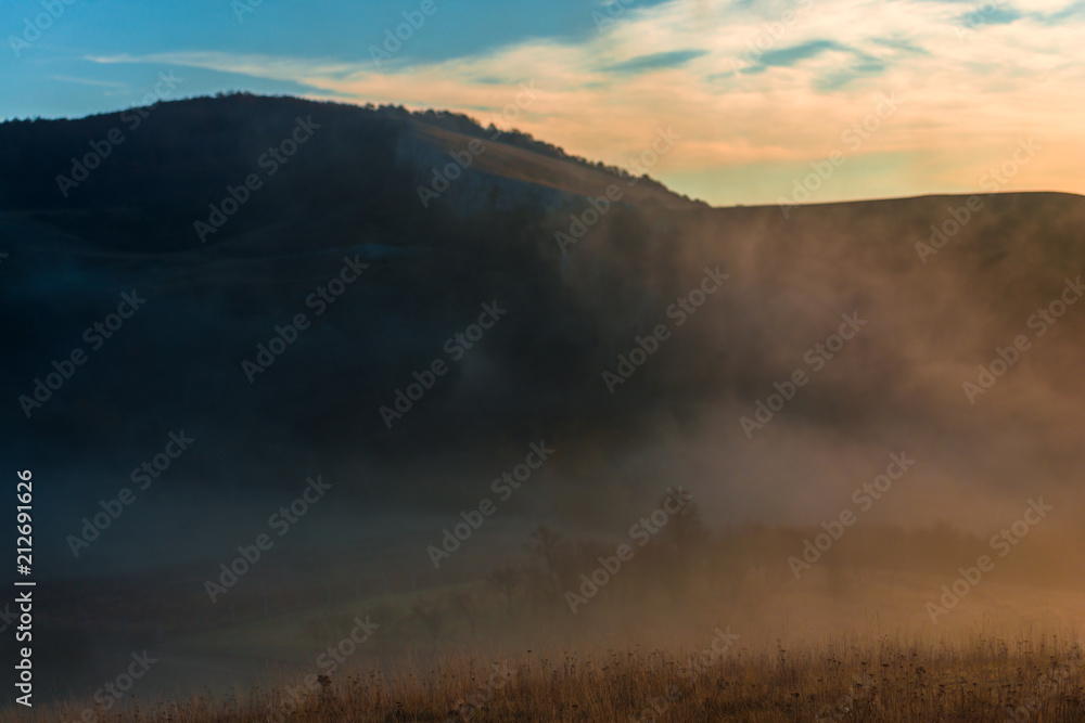 Fototapeta premium Misty fog