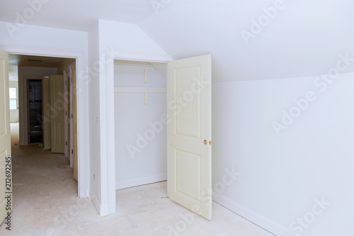 New Construction of Drywall Plasterboard Interior Room