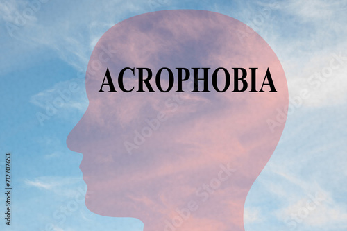 ACROPHOBIA - emotional concept