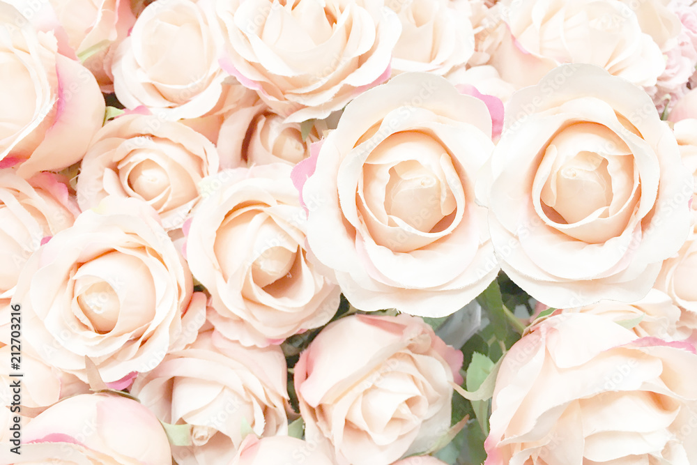 Beautiful art and craft of soft pink roses made of fabric by hand for special holiday and Valentine's Day. Beautiful art and craft of soft pink roses made of fabric by hand for special holiday and Valentine's Day.