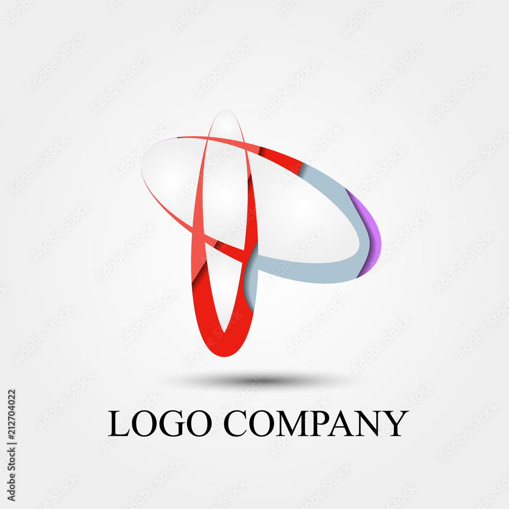 P letter vector logo, symbol, icon for logo company P letter vector logo, symbol, icon for logo company