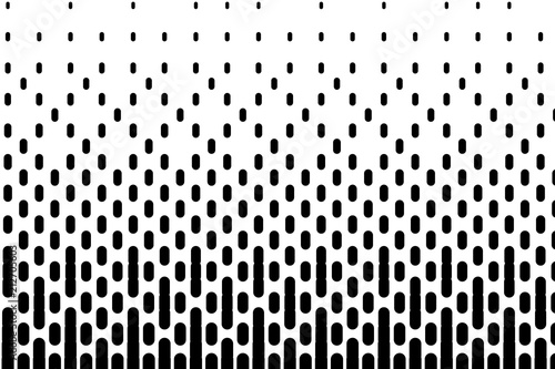 Background with lines. Halftone effect. Digital gradient. Minimalistic, dynamic stale. Black and white vector illustration  