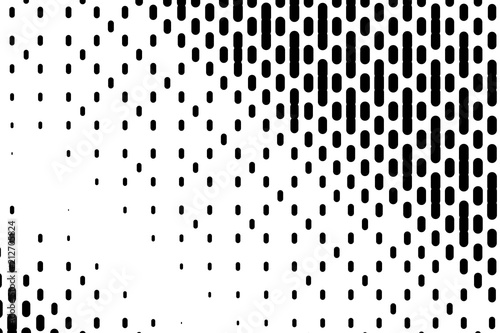 Background with lines. Halftone effect. Digital gradient. Minimalistic, dynamic stale. Black and white vector illustration  