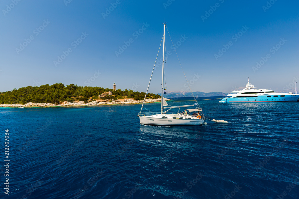 Boats on the sea