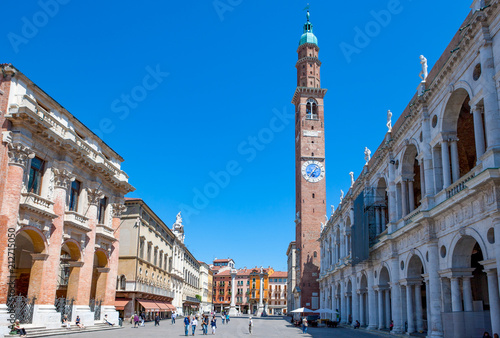 Papier peint Vicenza and the works of the architect  Andrea Palladio