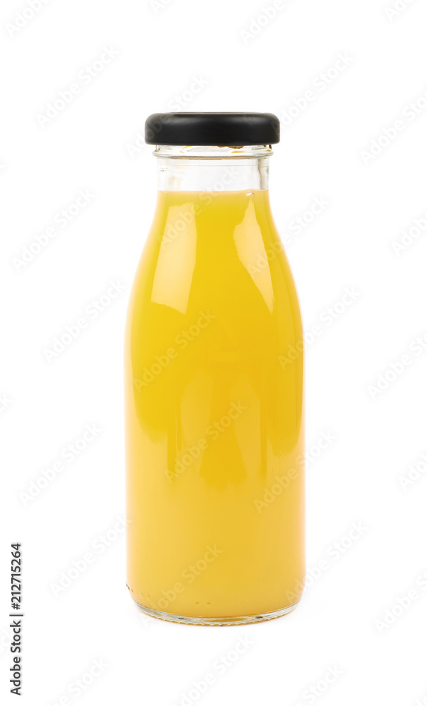 Bottle of orange juice isolated Bottle of orange juice isolated