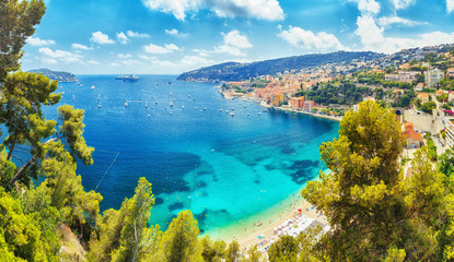 Fotobehang Nice Zomers Nice aan de Côte d'Azur  © Feel good studio