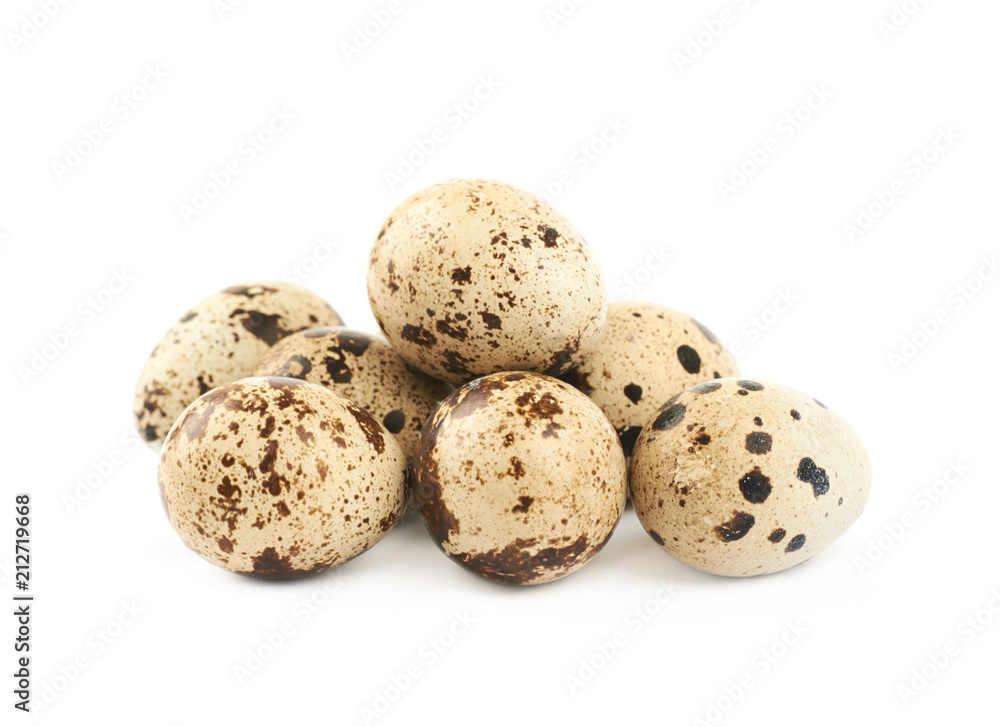 Quail egg composition isolated Quail egg composition isolated
