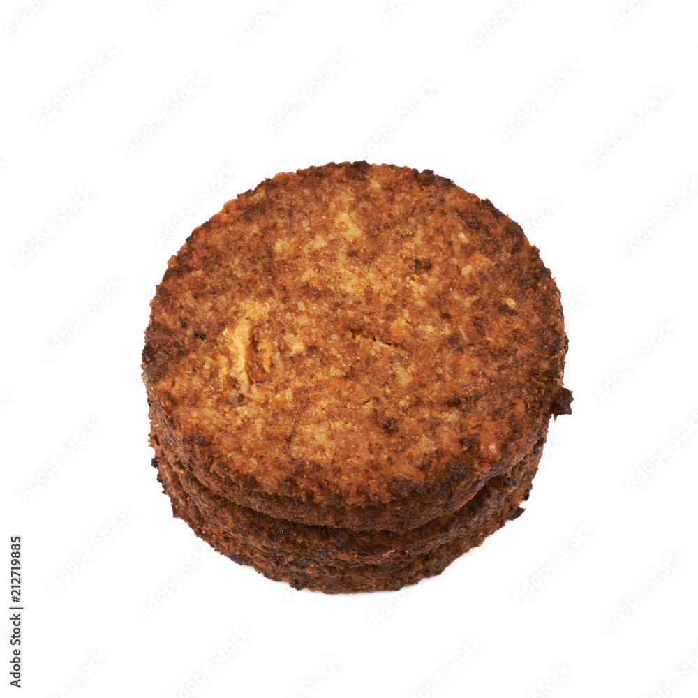 Vegan carrot schnitzel isolated Vegan carrot schnitzel isolated