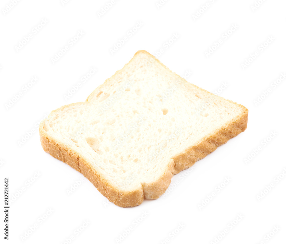 Sliced white bread isolated Sliced white bread isolated