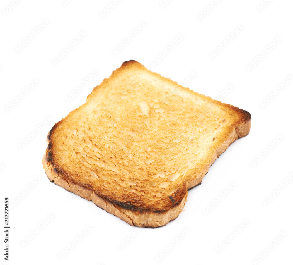 Toasted white bread isolated Toasted white bread isolated