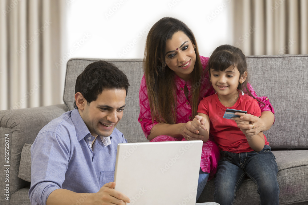 Family shopping online