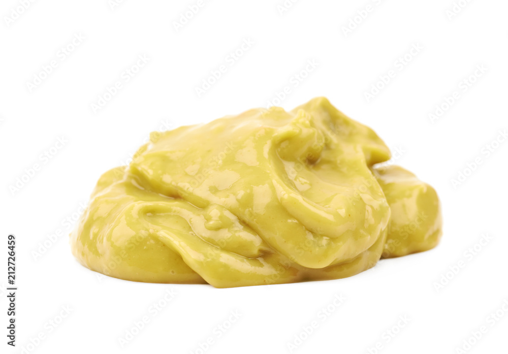 Splash of guacamole sauce isolated Splash of guacamole sauce isolated