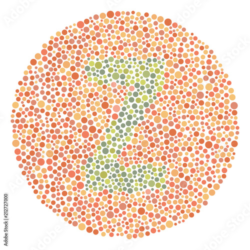 Red Green Color Blind Test Upper Letter Z