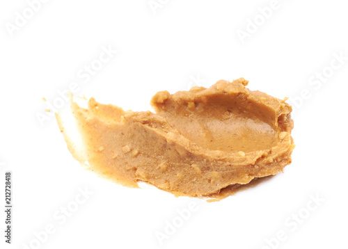 Peanut butter spread isolated