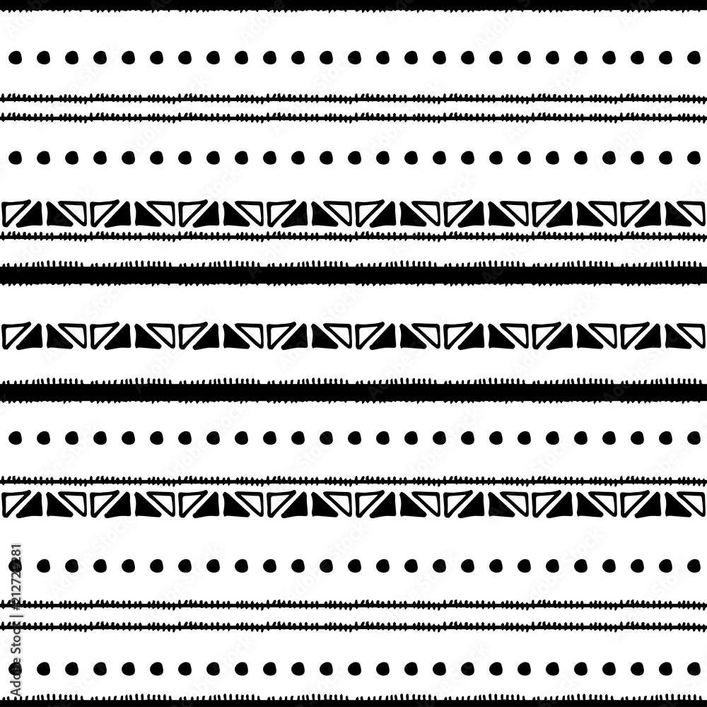 Ethnic seamless pattern in native style. Ethnic seamless pattern in native style.