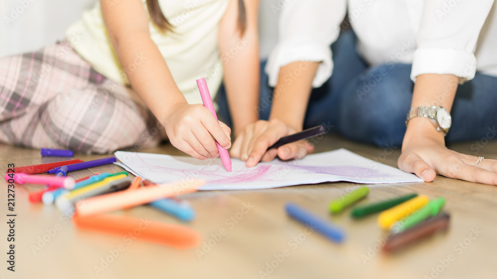 cute kid writing with kindergarten teacher,Back to school concept,Education toys for preschool and nursery.Parent and pupil of primary school.Beginning of lessons. cute kid writing with kindergarten teacher,Back to school concept,Education toys for preschool and nursery.Parent and pupil of primary school.Beginning of lessons.