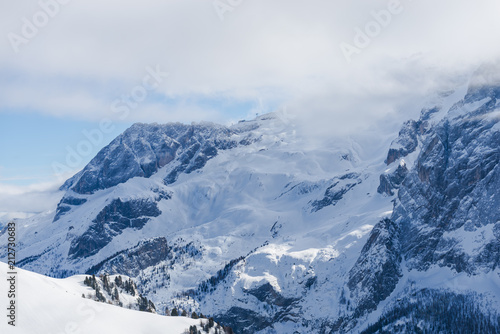 Dolomites Mountains in the winter © somra