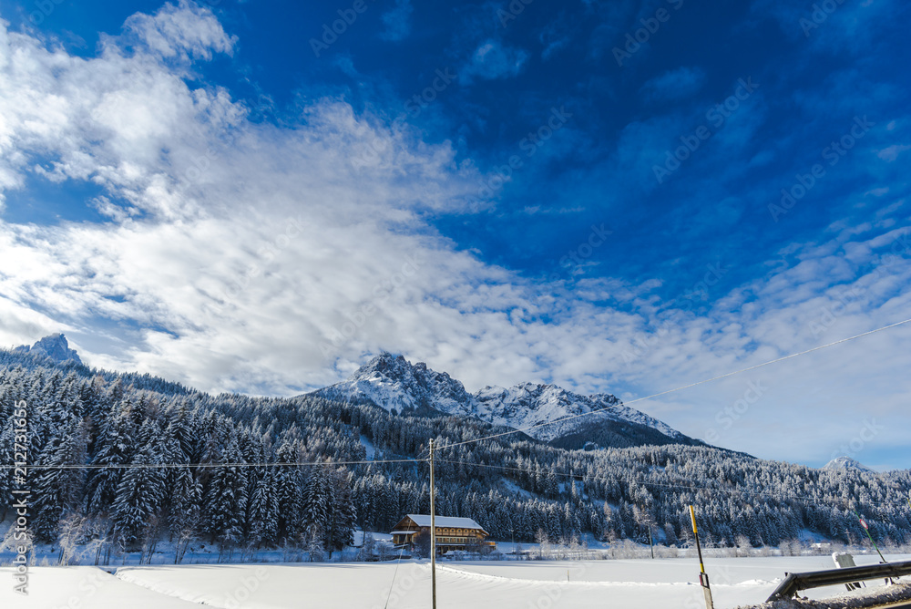 Fototapeta premium View in The Alps mountains 