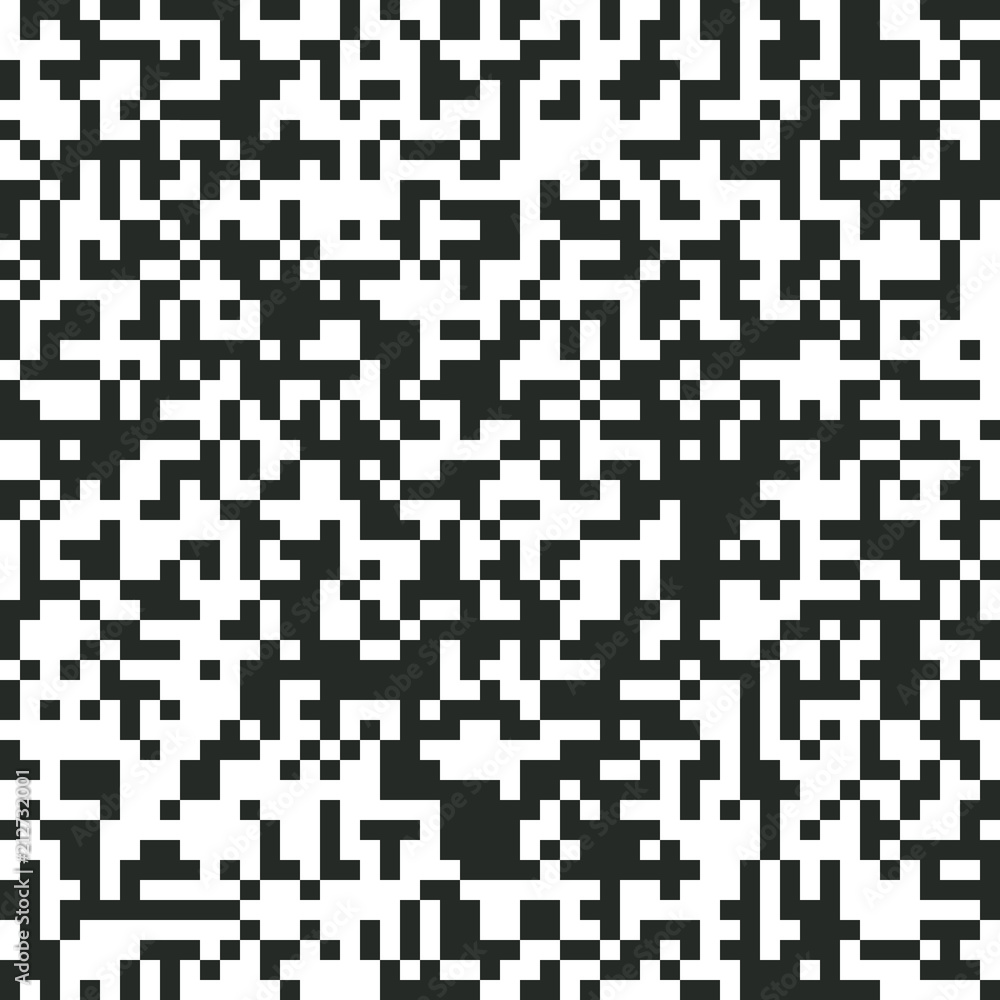 QR Code Digital Abstract Black and White Pixel Noise Background QR Code Digital Abstract Black and White Pixel Noise Background
