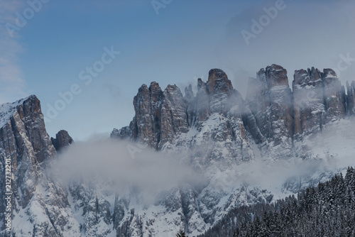 Winter landscape in the Mountains