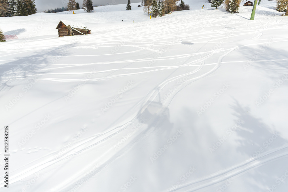 Fototapeta premium Ski resort in Dolomites