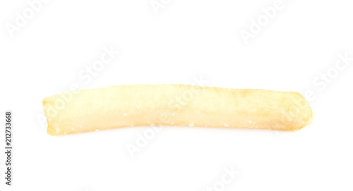 Single french fry isolated