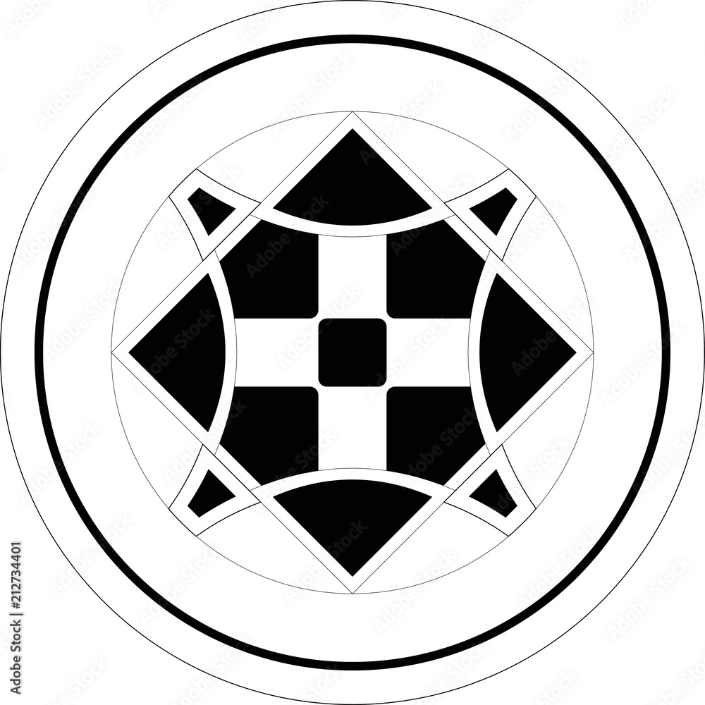 black and white solomon sign logo illustration black and white solomon sign logo illustration