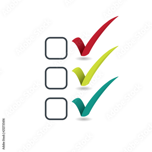 Check Mark Design Logo Concept