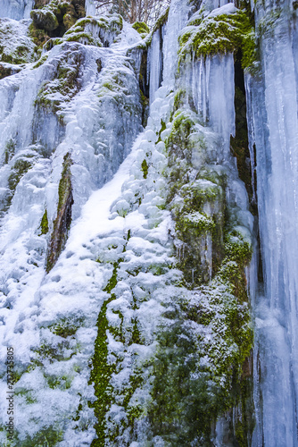 Ftozen waterfall