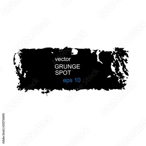 Black paint spot